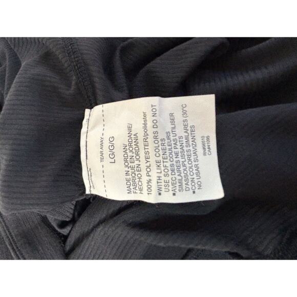 Under Armour Athletic T Shirt Women’s Large Black HeatGear Run Open Back Top - Picture 6 of 6